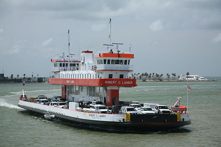 Galveston to Port Bolivar Ferry